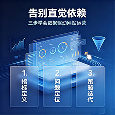 明溪建站-告别直觉依赖：三步学会数据驱动网站运营