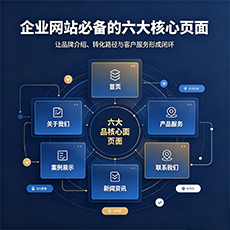 三明建站-企业网站必备的六大核心页面